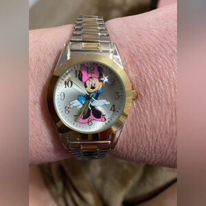 Disney Gold and Silver Minnie Mouse Women's Watch